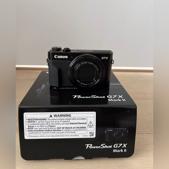 Canon Powershot Digital Camera PowerShot G7 X Mark II Black- BRAND NEW - Picture 6 of 9